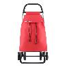 CARRO COMPRA SAQUET LN 4 RUEDAS ROJO