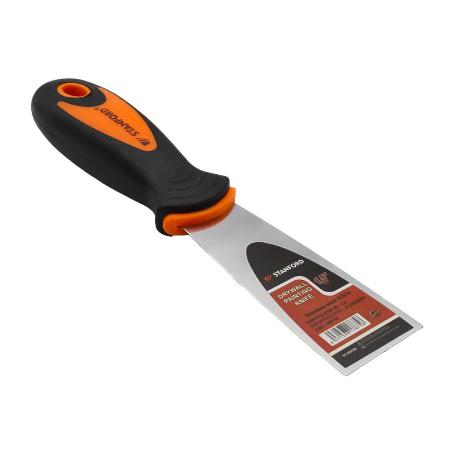 ESPATULA ACERO CROMADA 40MM M/ PLASTICO