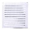 REJILLA PLANA 17X17 CHAPA BLANCA