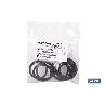 BOLSA DE 10 UNIDADES DE GOMAS CIERRE VÁLVULA CLICK-CLACK Ø31-37 MM