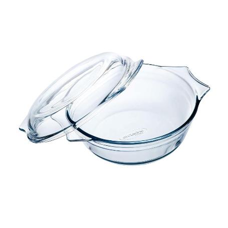CACEROLA REDONDA 1.6X0.5 L. CON TAPA