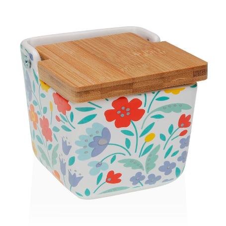 SALERO PORCELANA PEQUEÑO FLANDES 8.8X8.8X8.5 CM