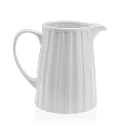 JARRA LECHERA PORCELANA RELIEVE 590 ML