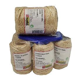 CUERDA SISAL 2 CABOS 2,5 MM 220GR