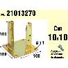 SOPORTE PARA MADERA ANCLAJE BICROMATADO 100 MM.