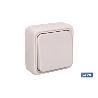 CONMUTADOR-INTERRUPTOR SUPERFICIE MODELO ATLANTIS 10A BLANCO