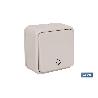 PULSADOR CAMPANA SUPERFICIE MODELO ATLANTIS 10A BLANCO