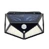 APLIQUE SOLAR 6000K KIRA NEGRO 450LM