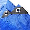 TOLDO RAFIA 4,90X7,90  AZUL C/ OLLAOS (5X8 M)
