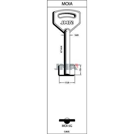 LLAVE GORJA JMA MOI-5G (CAJA 10)