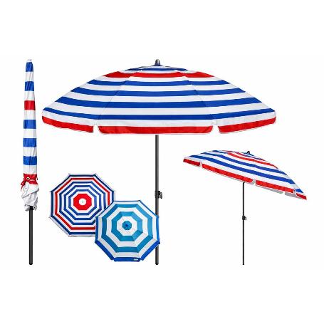 PARASOL 180 CM TUBO 22/25 MM POLYESTER ANTI-UV