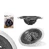 TAPON FREGADERO SILICONA ACERO NEGRO 68756