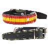 COLLAR CUERO BANDERA ESPAÑA 60CM