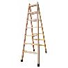 ESCALERA MADERA TIJERA  4 PELD
