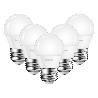 LAMPARAS LED G45 7W E27 LUZ FRIA ESFERICA ECORAEE 0,11 INC.