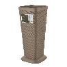 PARAGÜERO ELEGANCE BEIGE 25X25X57 CM
