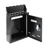 BUZON METAL EXTERIOR NEGRO PW178