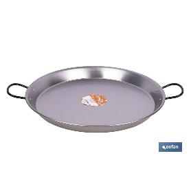 PAELLERA ACERO PULIDA Ø50CM