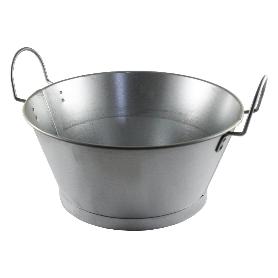 BAÑO CHAPA GALVANIZADA 45 CM 22 L
