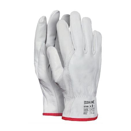 GUANTE INDUSTRIAL PIEL BLANCA 8 R-7140