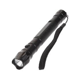 LINTERNA LED COCHE 16 CM ALUMINIO NEGRA