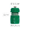 CONECTOR MANGUERA PLASTICO 1/2 CON STOP  BLISTER