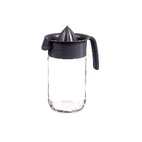 EXPRIMIDOR VIDRIO 660 ML NEGRO