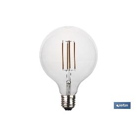 BOMBILLA LED GLOBO CLARO E27 4W 380LM 2700K