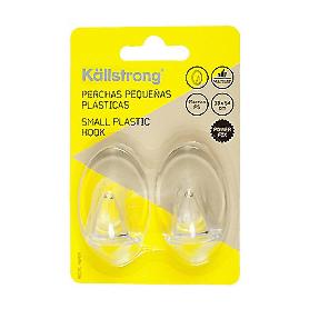 PERCHA PLASTICO ADHESIVA 5,4 CM