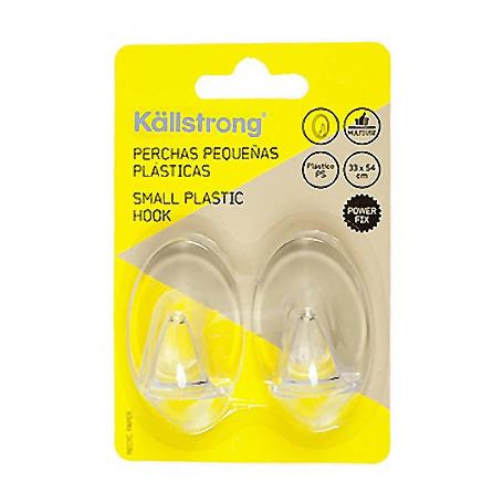 PERCHA PLASTICO ADHESIVA 5,4 CM