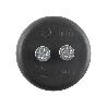 PORTALAMPARAS E-27 4A 100W FERIA NEGRO 6109