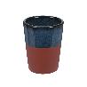 VASO LOZA BICOLOR 200CC SURTIDO