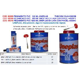 UNECOL ADHESIVO PEGAMENTO COLA PVC  125 ML UNEPLAS TUBO  002073