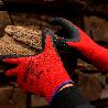 GUANTES LATEX / NYLON GRIPFLEX TALLA  6 (PAR)