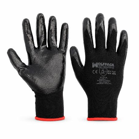 GUANTES NITRILO / POLIESTER IMPREGNADO 11 (PAR)