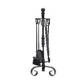 ATIZADORES CHIMENEA 4 PIEZAS FORJA