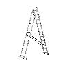 ESCALERA ALUMINIO INDUSTRIAL DOBLE 12 P.