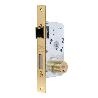 CERRADURA PARA PUERTAS DE MADERA 2010, CILINDRO TE5 REDONDO, ENTRADA DE 40MM, ACABADO HIERRO LATONADO