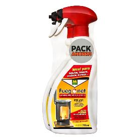 MASSO FUEGONET LIMPIADOR CRISTALES ESTUFAS 750ML PACK 2U 231431