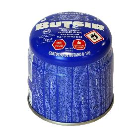 BUTSIR CARTUCHO BUTANO PERFORACION 190 GR+VALV.LIM.FUGA CARB0005