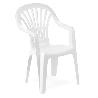 SILLA RESINA MONOBLOCK RESPALDO ALTO BLANCO ZENA