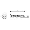 ABARCON ZINCADO M6*125 1.1/4 INDEX