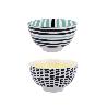 TAZON BOL PORCELANA ZIGZAG 11 CM