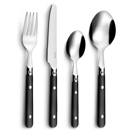 CUBERTERIA SAXO NEGRO 16 PIEZAS