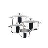 BATERIA INOXIDABLE DUX 4 PIEZAS 7 ELEMENTOS