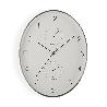 RELOJ ALUMINIO + TERMOMETRO + HIGROMETRO 30 CM