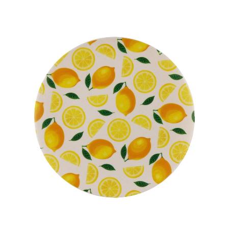 PLATO REDONDO LIMONES 20 CM