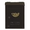 BUZON 2MINI 295X210X62 ACERO NEGRO