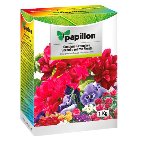 ABONO GRANO PAPILLON GERANIOS Y FLORES 1 KG