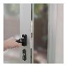 MANILLA PUERTA EPSILON ALUMINIO LACADO NEGRO